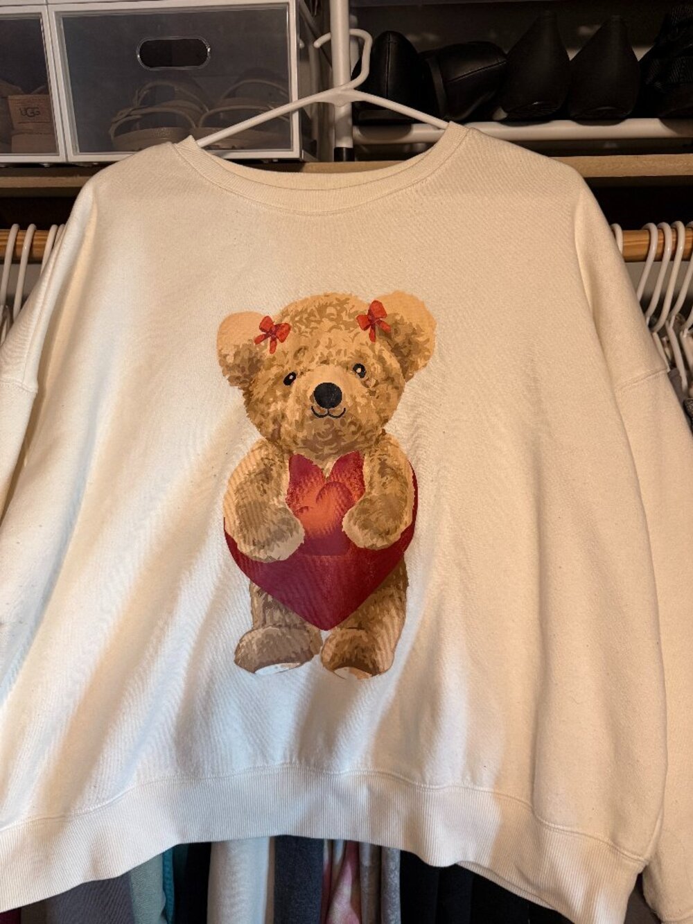 Women's Teddy Bear Sweatshirt